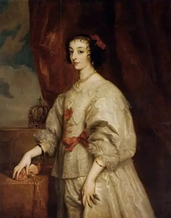 Portrait d'Henriette Marie - Antoine van Dyck