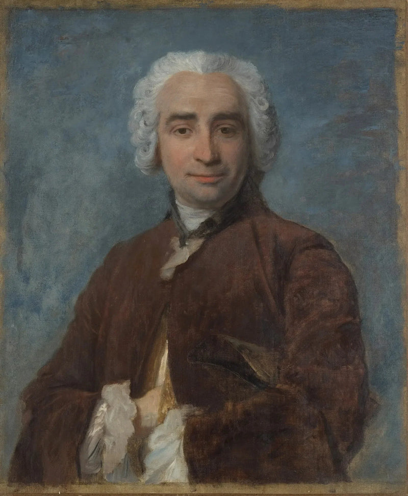Portrait d'homme, d'après Maurice Quentin de La Tour - Edgar Degas