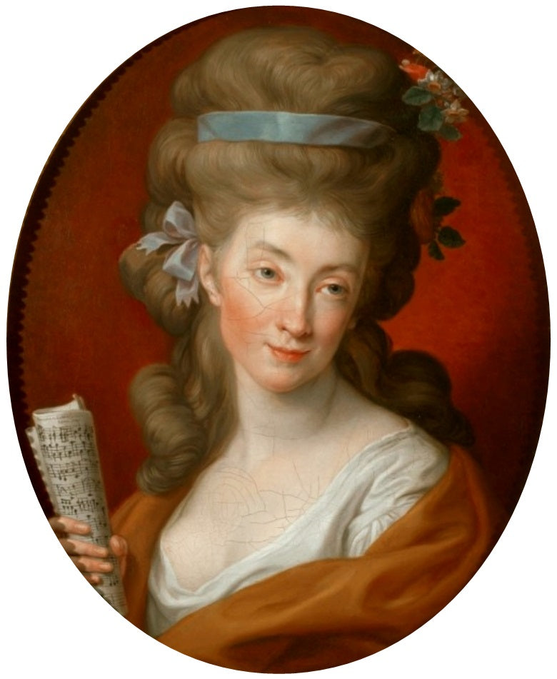Portrait d'Izabela (Elżbieta) Potocka née Lubomirska en Polymnie. - Pompeo Batoni