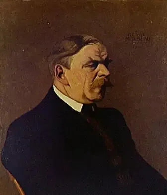 Portrait d'Octave Mirbeau - Félix Vallotton