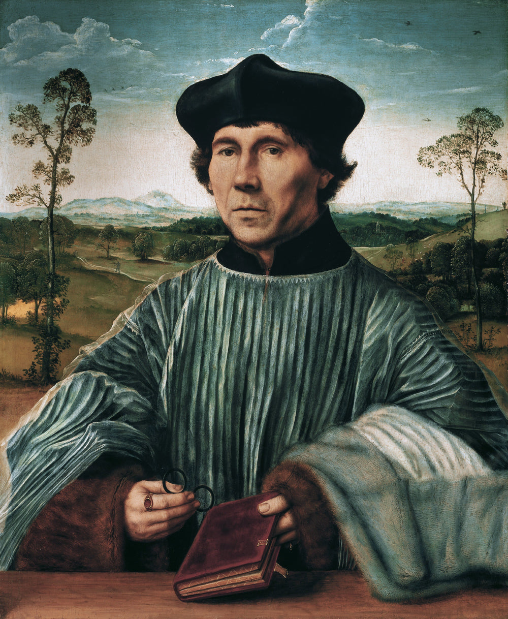 Portrait d’un chanoine. - Quentin Metsys - Alpha Reproduction