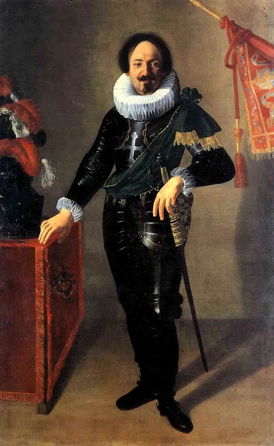 Portrait d'un chevalier de l'ordre des Saints-Maurice-et-Lazare - Artemisia Gentileschi