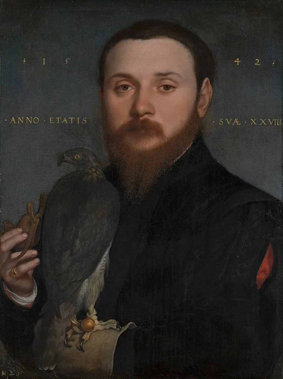 Portrait d'un fauconnier - Hans Holbein le Jeune