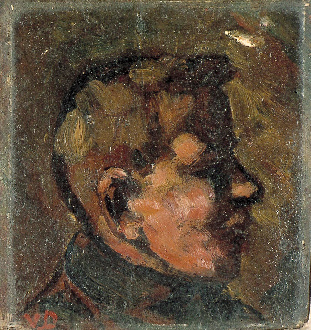 Portrait d'un garçon de profil - Theo van Doesburg image 1 copie peinte à la main à l’huile