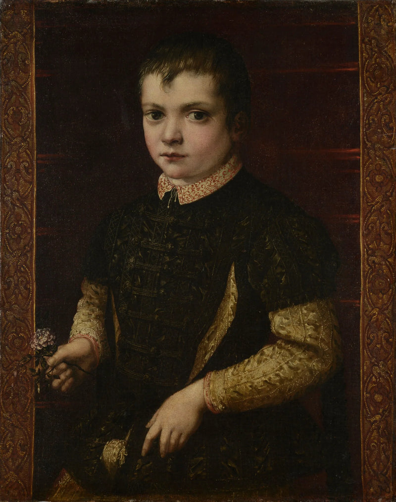 Portrait d'un garçon - Francesco Salviati