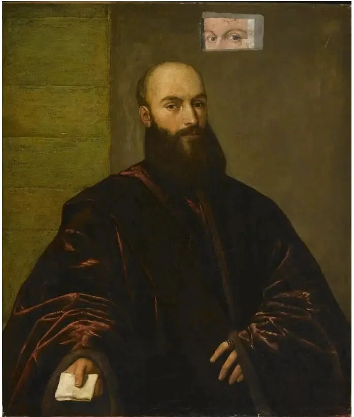 Portrait d'un gentilhomme vénitien (surpeint) - Titian