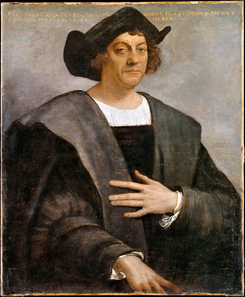 Portrait d'un homme, dit Christophe Colomb (né vers 1446, décédé en 1506) - Sebastiano del Piombo