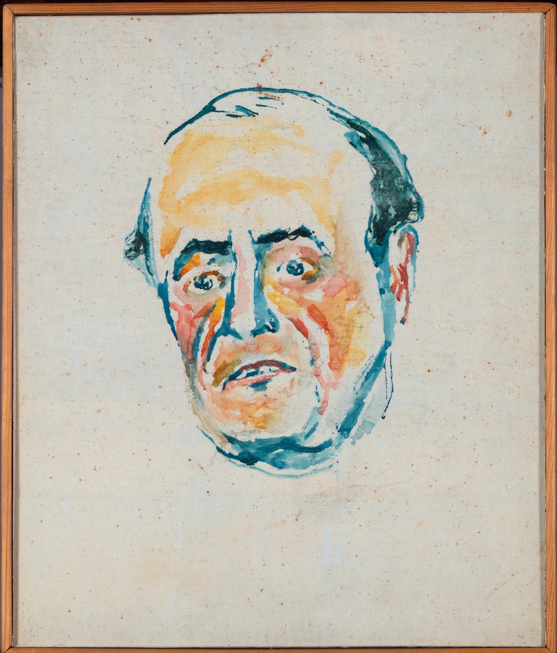 Portrait d'un homme - Edvard Munch