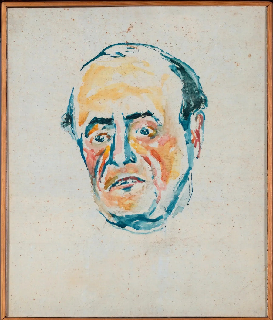 Portrait d'un homme - Edvard Munch