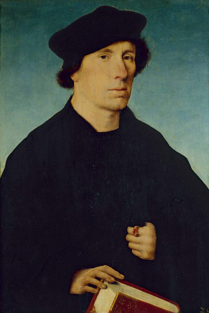 Portrait d'un homme sans barbe - Joos van Cleve