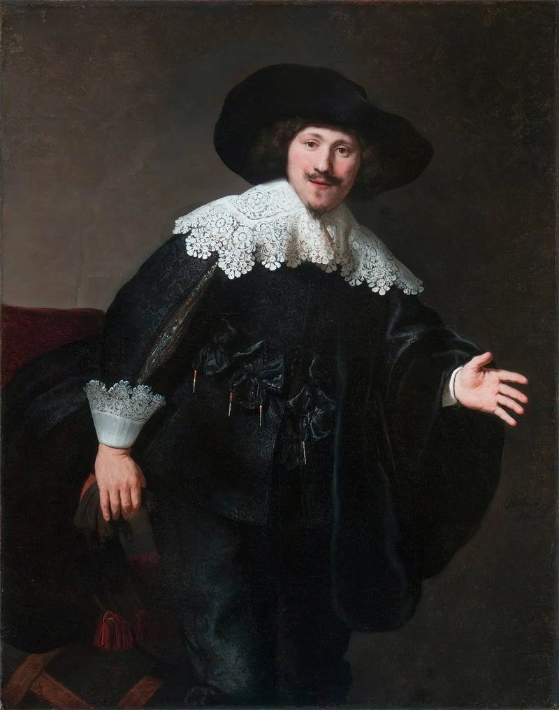 Portrait d'un homme se levant de son siège - Rembrandt