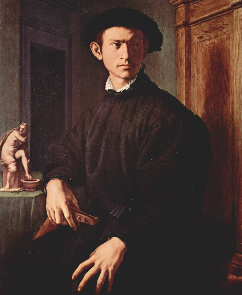 Portrait d'un jeune homme avec un luth - Bronzino