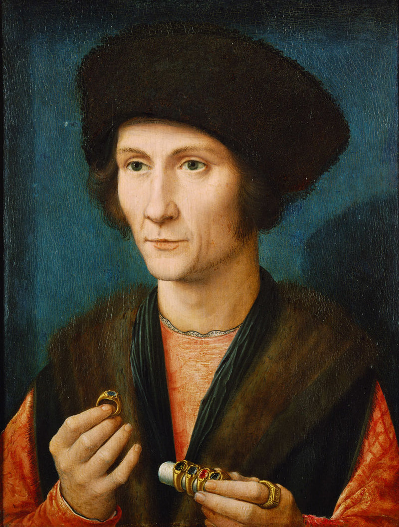 Portrait d'un orfèvre - Gérard David