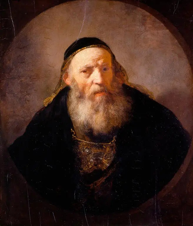 Portrait d'un rabbin - Rembrandt
