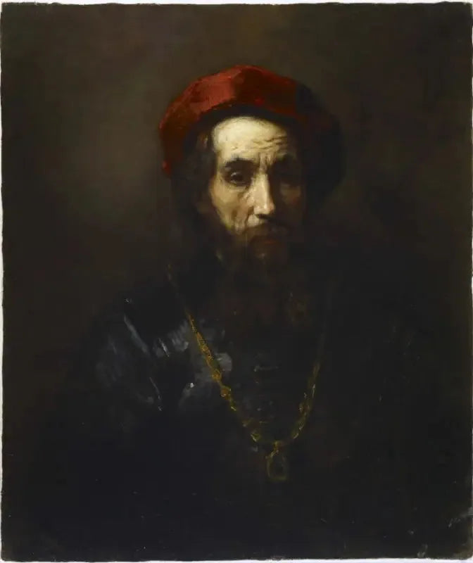 Portrait d'un rabbin - Rembrandt