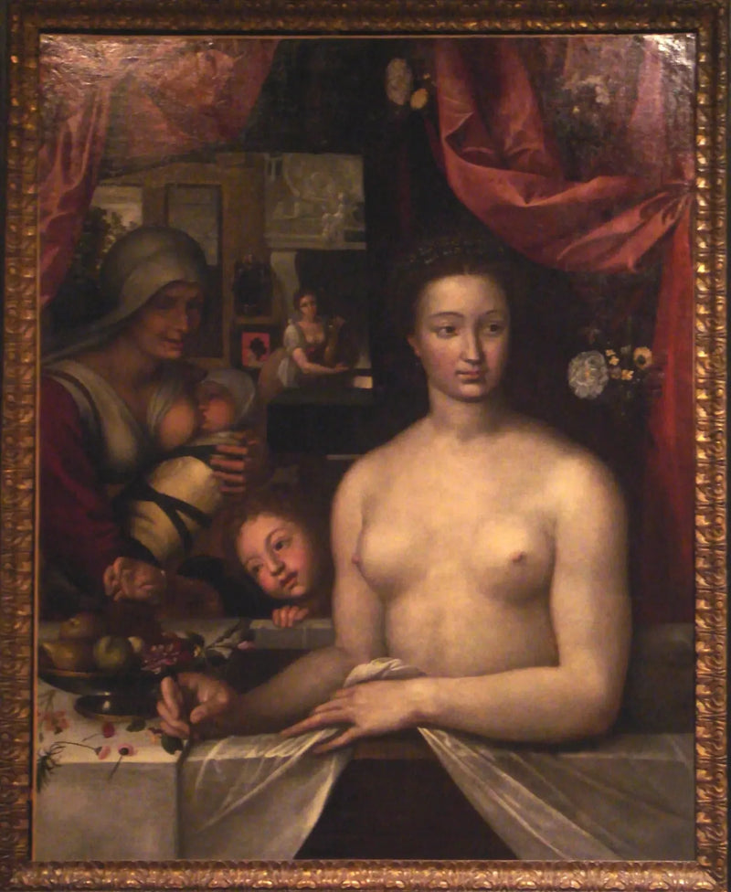 Portrait d'une dame au bain - François Clouet