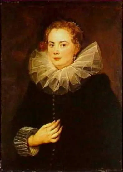 Portrait d'une dame de Gênes, vers 1625-1626 - Antoine van Dyck
