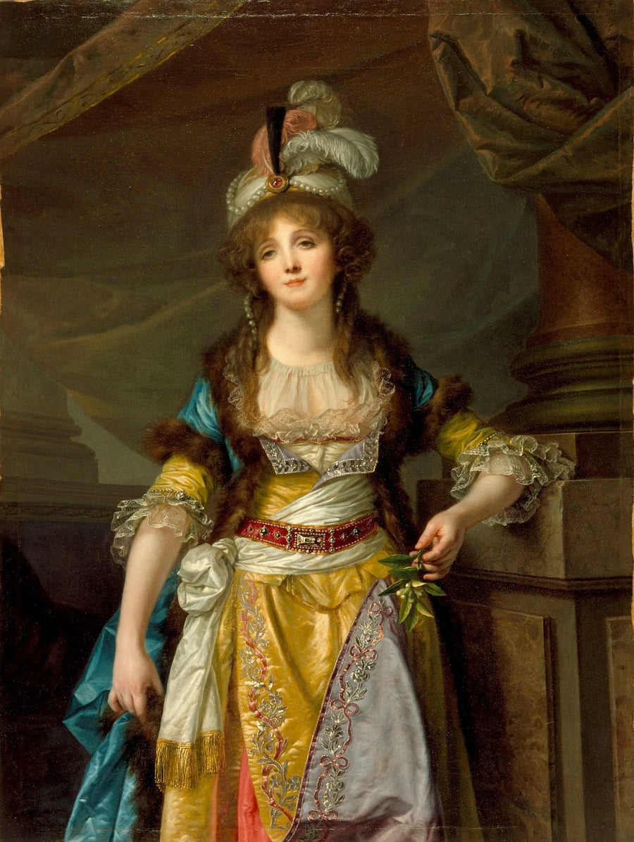 Portrait d'une dame - Jean-Baptiste Greuze