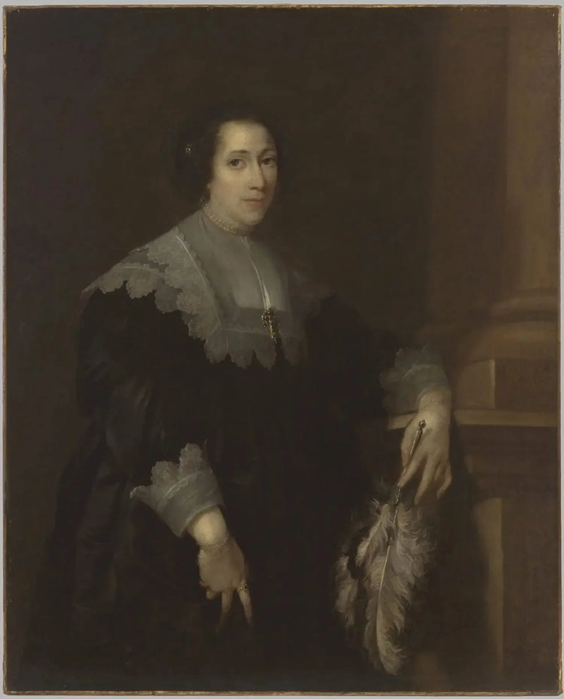 Portrait d'une dame (peut-être Lady Philadelphia Wharton) - Antoine van Dyck