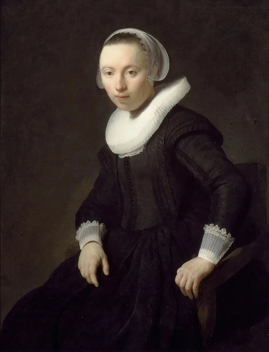 Portrait d'une femme assise - Rembrandt