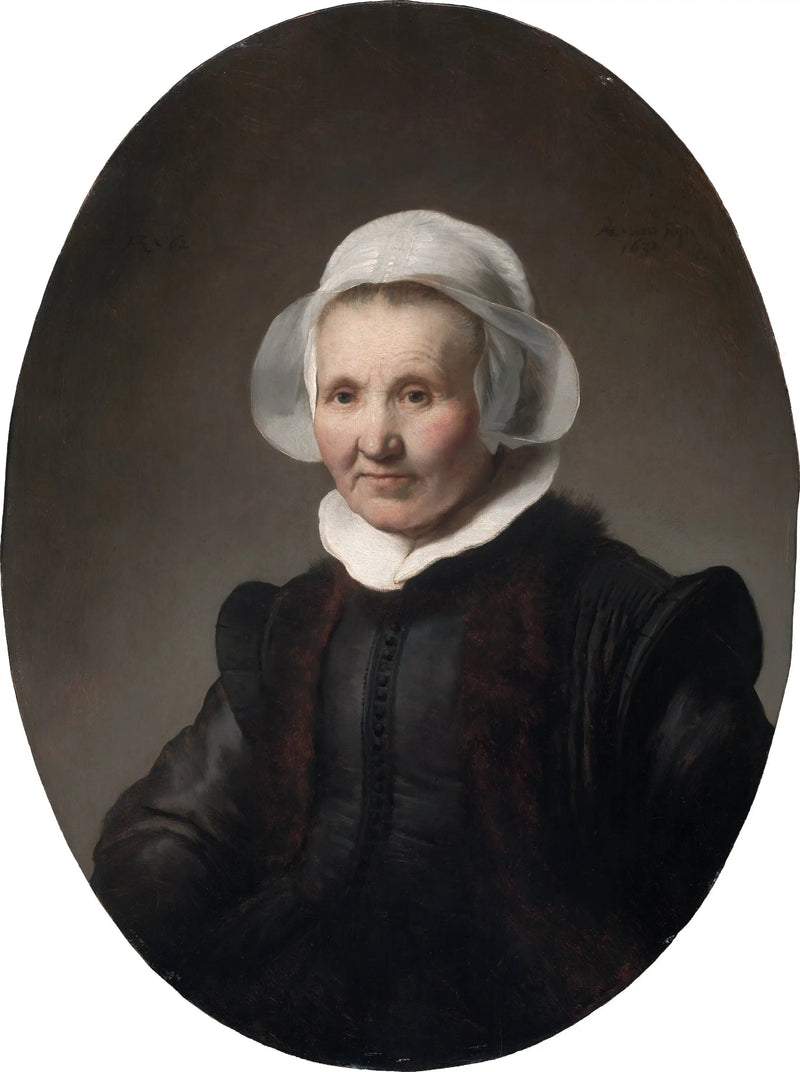 Portrait d'une femme de 62 ans, peut-être Aeltje Pietersdr Uylenburgh - Rembrandt