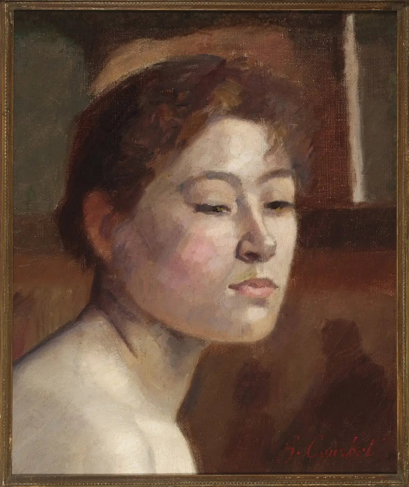Portrait d'une femme - Gustave Courbet