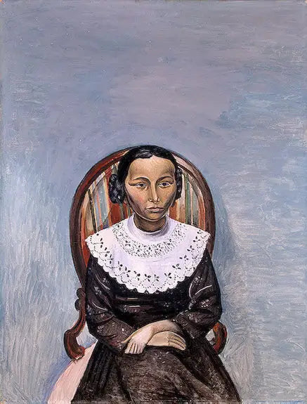 Portrait d'une fille en noir - André Derain