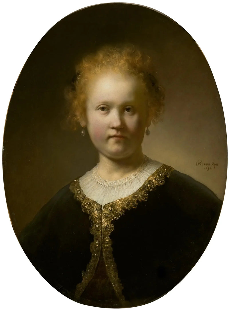 Portrait d'une jeune femme - Rembrandt