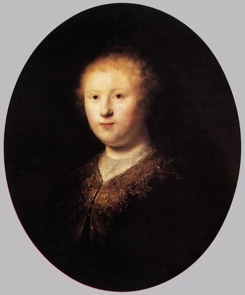 Portrait d'une jeune femme. - Rembrandt