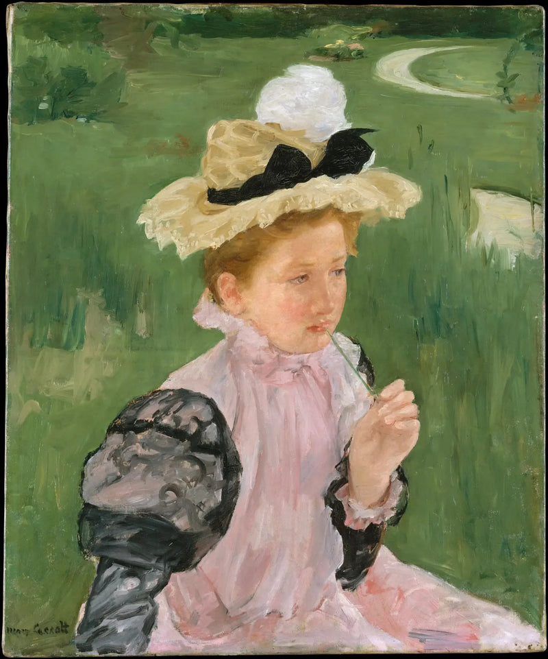 Portrait d'une jeune fille - Mary Cassatt
