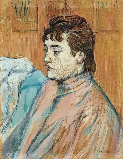 Portrait d'une prostituée - Henri de Toulouse-Lautrec