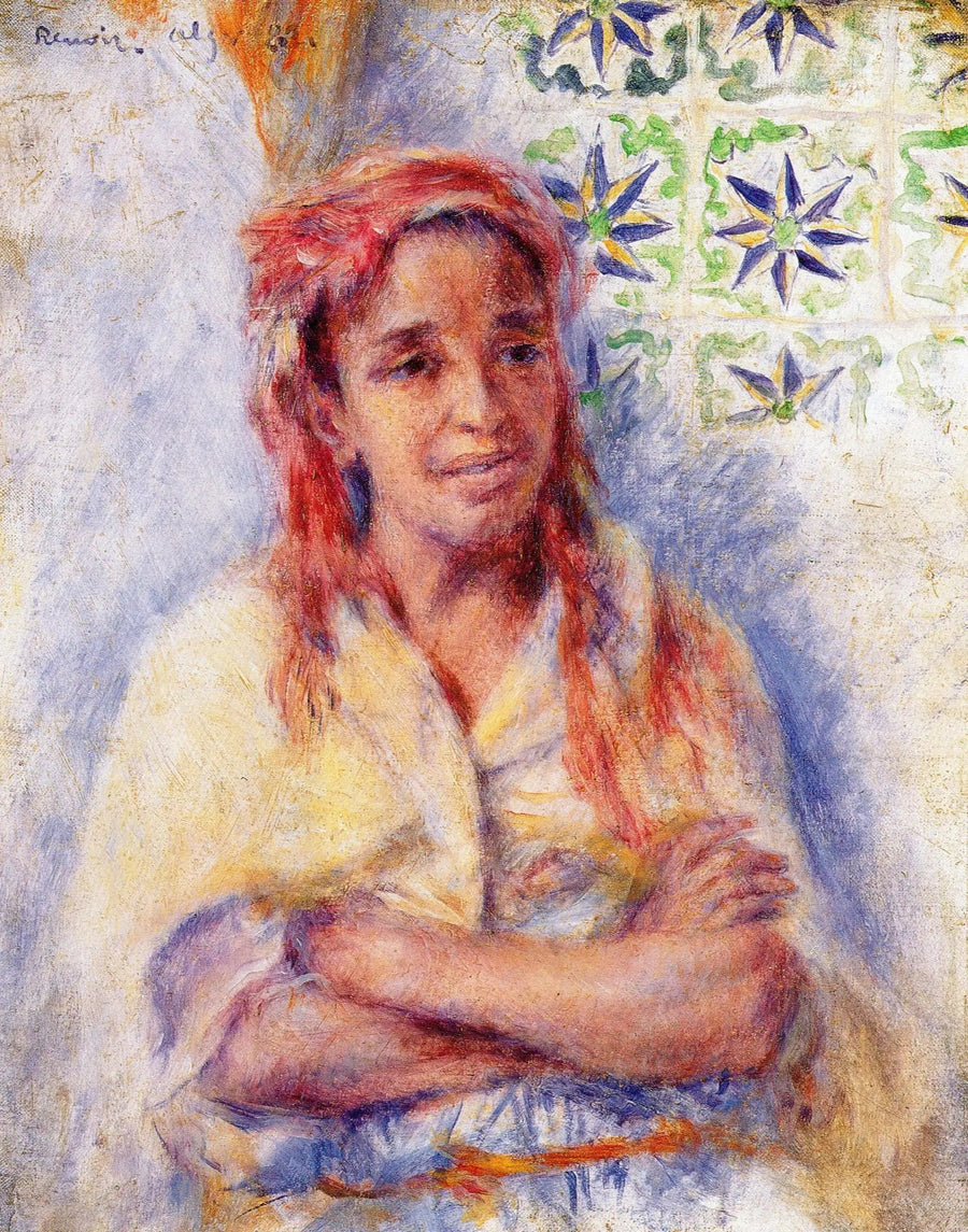 Portrait d'une vieille femme arabe - Pierre-Auguste Renoir