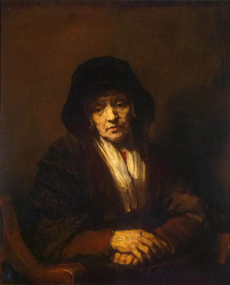 Portrait d'une vieille femme - Rembrandt