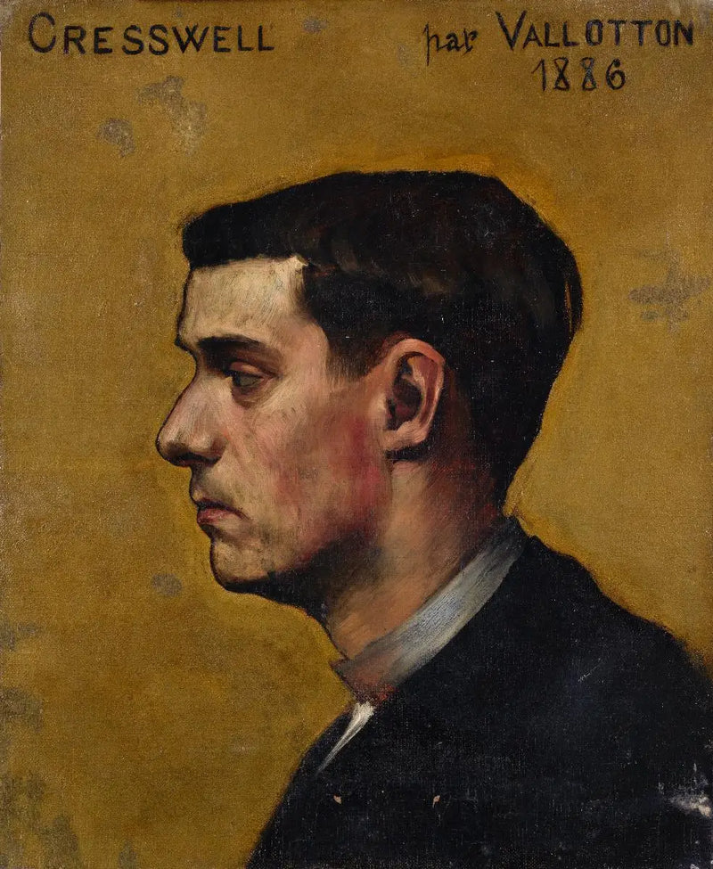 Portrait d'Albert Cresswell - Félix Vallotton
