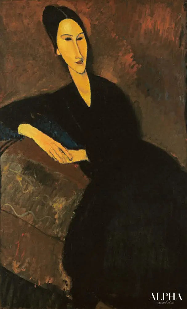 Portrait d'Anna Zborowska - Amedeo Modigliani - Reproductions de tableaux et peintures haut de gamme