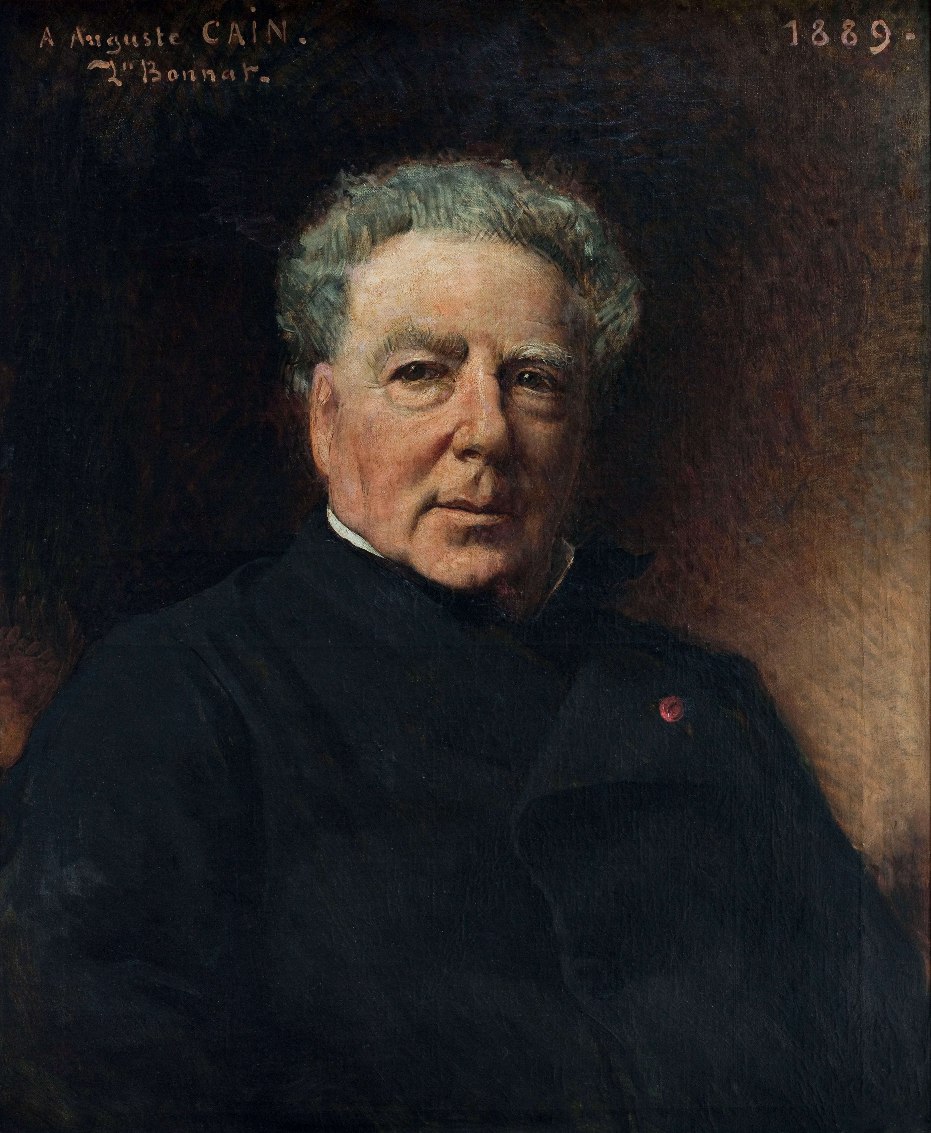 Portrait d'Auguste Cain - Léon Bonnat