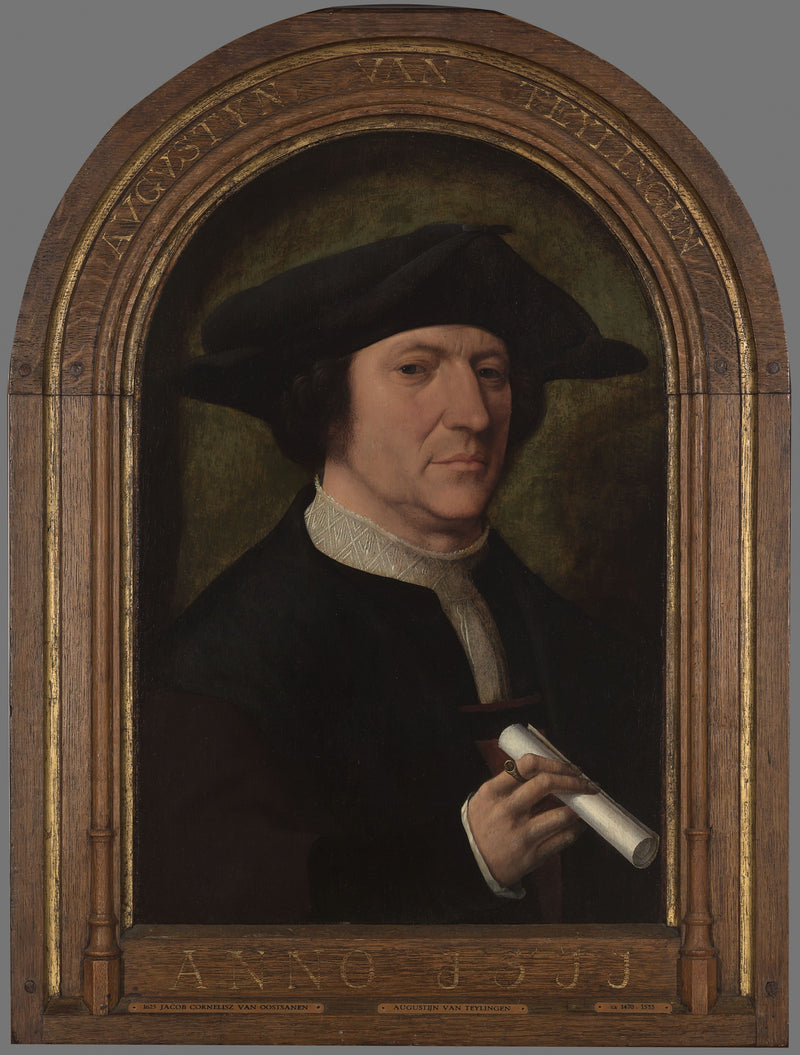 Portrait d'Augustijn van Teylingen - Jacob Cornelisz van Oostsanen