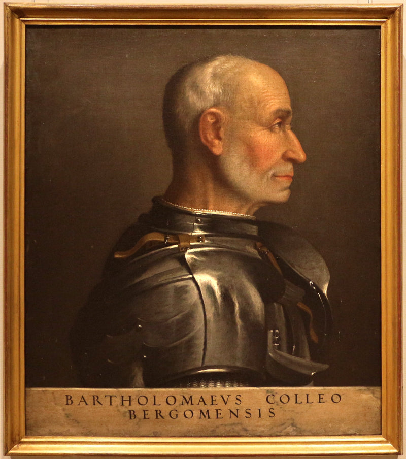 portrait de Bartolomeo Colleoni - Giovanni Battista Moroni