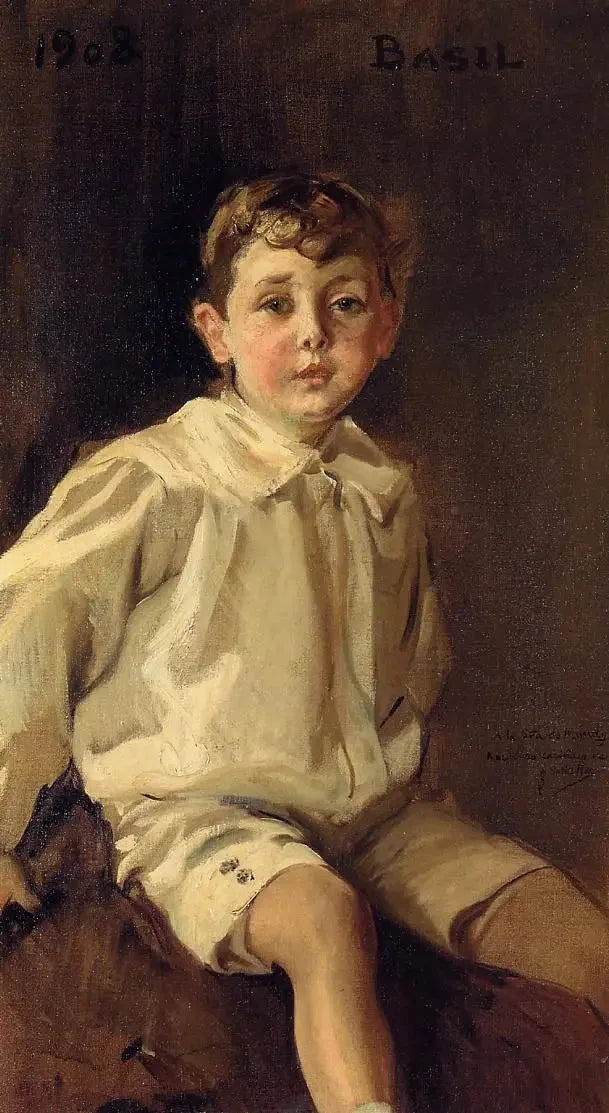 Portrait de Basil Mundy - Joaquín Sorolla