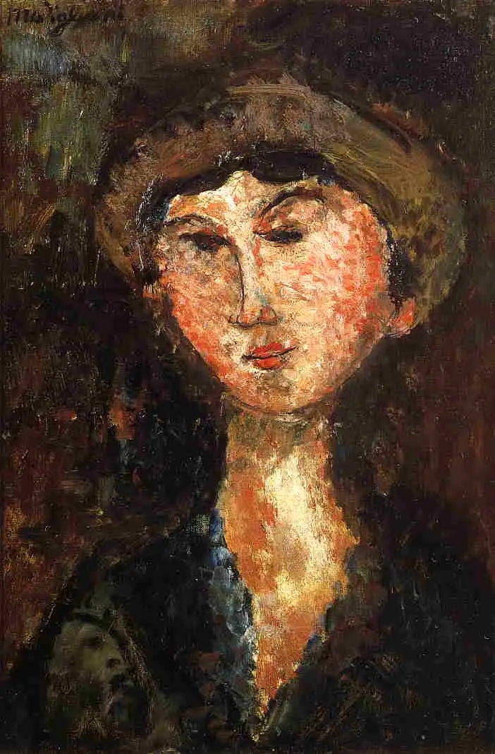 Portrait de Béatrice Hastings - Amedeo Modigliani