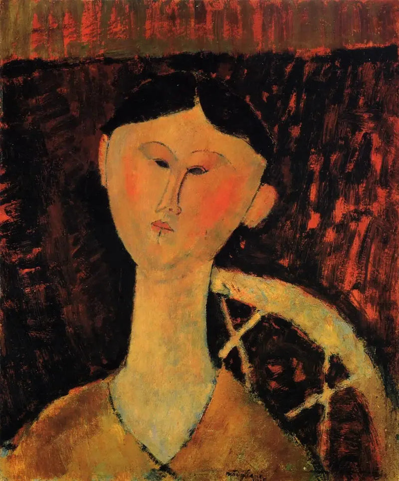 Portrait de Béatrice Hastings - Amedeo Modigliani