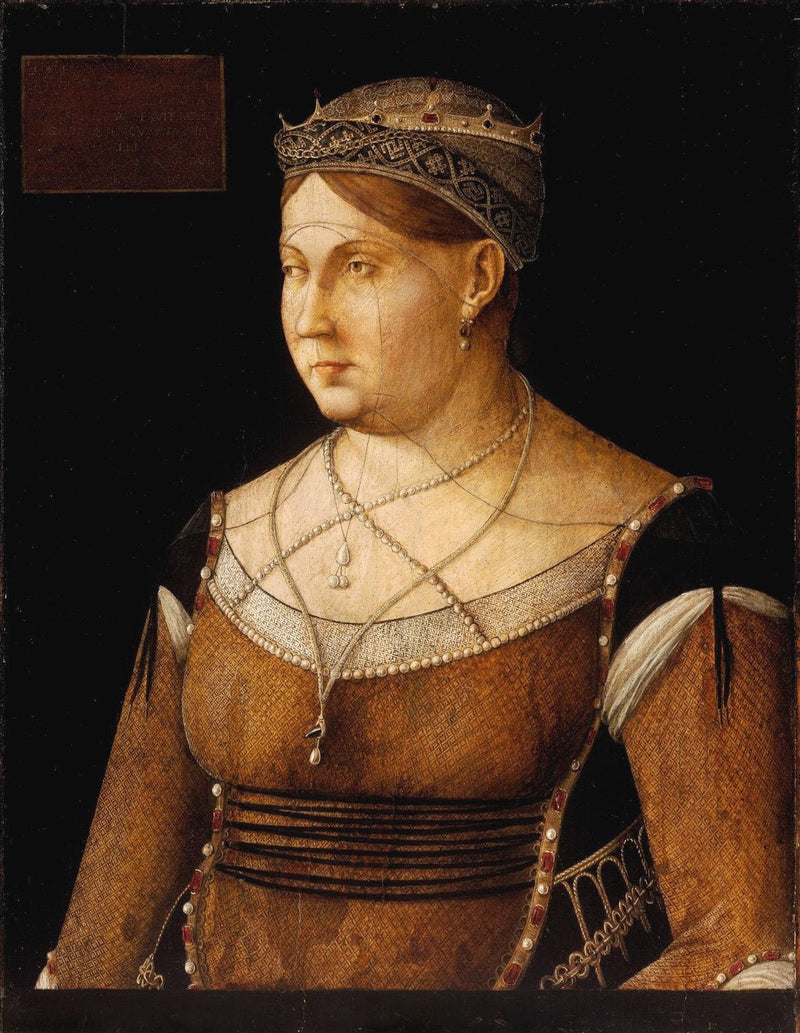 Portrait de Catherine Cornaro reine de Chypre - Gentile Bellini