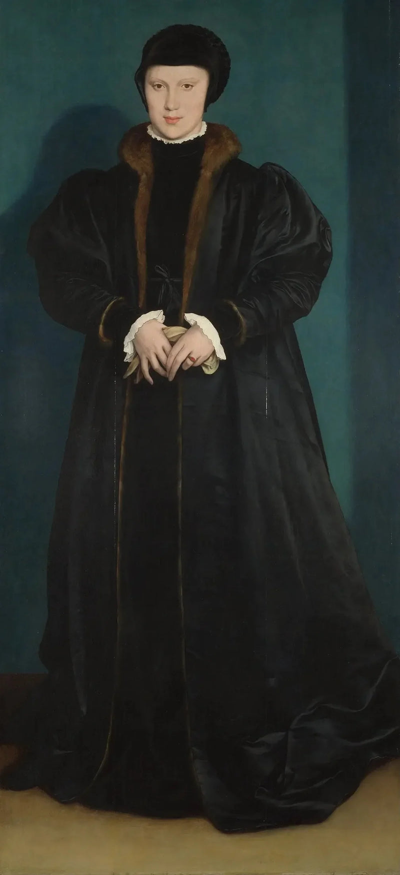 Portrait de Christine de Danemark - Hans Holbein le Jeune