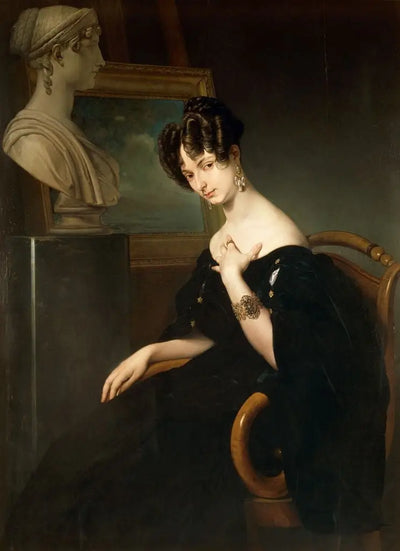 Portrait de Christine Trivulce de Belgiojoso - Francesco Hayez - Alpha Reproduction