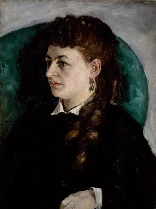 Portrait de Clémence Tréhot, dite Mme Jules Le Cœur - Pierre-Auguste Renoir