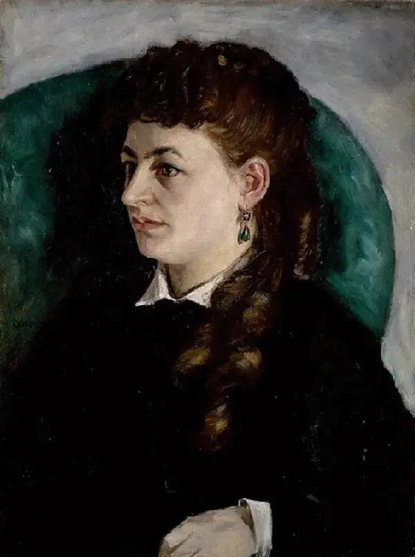 Portrait de Clémence Tréhot, dite Mme Jules Le Cœur - Pierre-Auguste Renoir