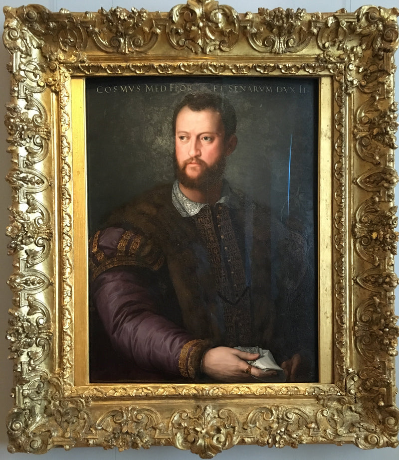 Portrait de Cosme Ier de Médicis. - Bronzino