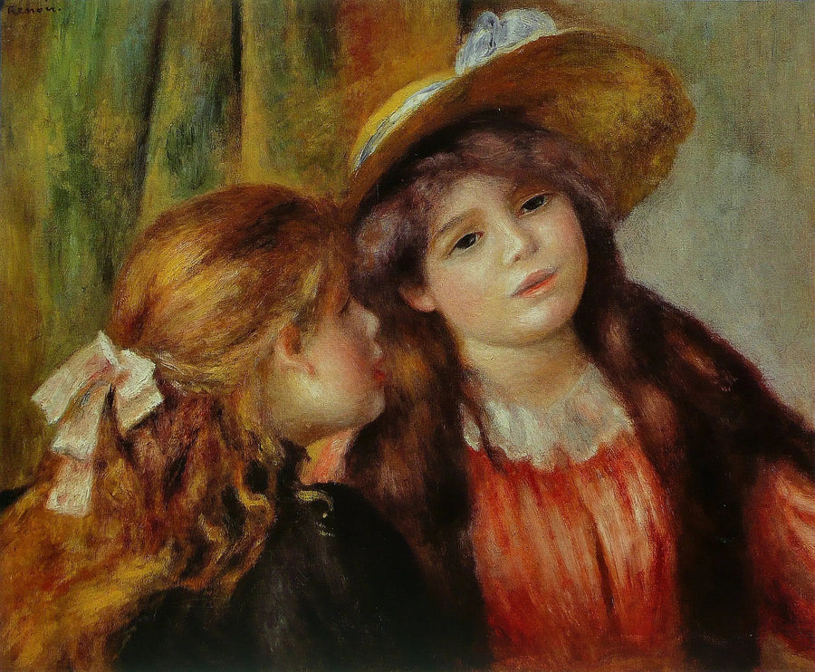 Portrait de deux fillettes - Pierre-Auguste Renoir