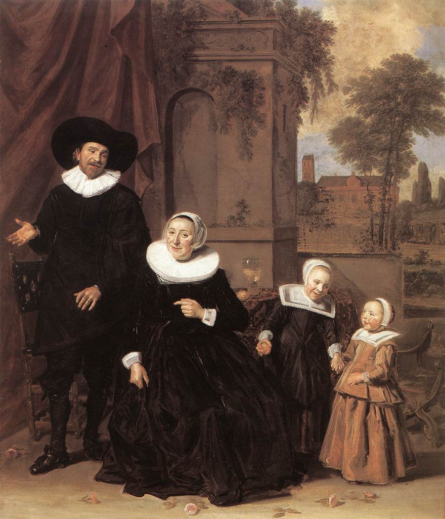 Portrait de famille dans un paysage - Frans Hals