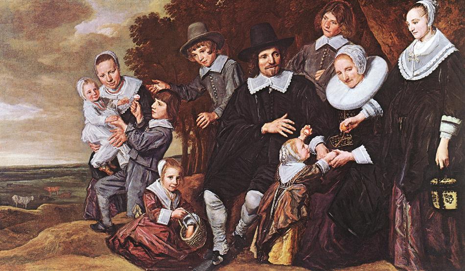 Portrait de famille dans un paysage - Frans Hals